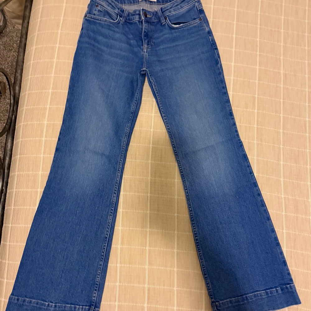 NWOT Wrangler Retro Mid Rise Trouser Blue Jean